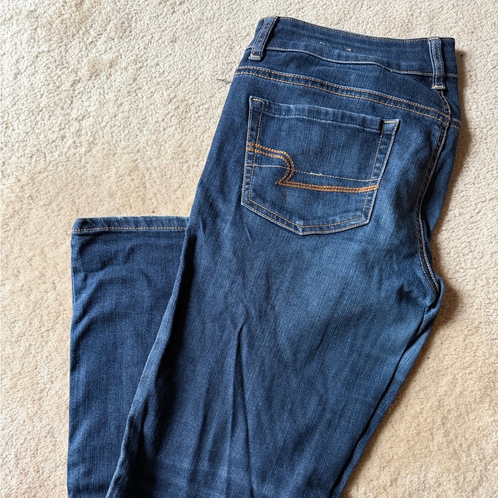 Dark Blue Denim Boyfriend Jeans